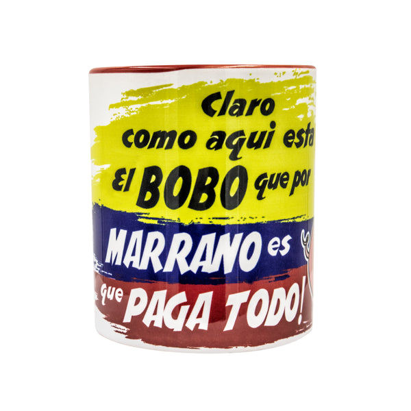 Claro Como Aqui Esta El Bobo, Colombia Coffee/Tea Mug - gio-gifts