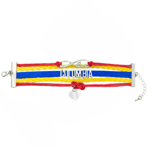 Colombia Bracelet, Braided Leather - gio-gifts