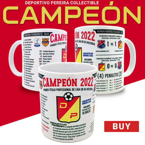 Deportivo Pereira 2022 Champion Collectible Mug
