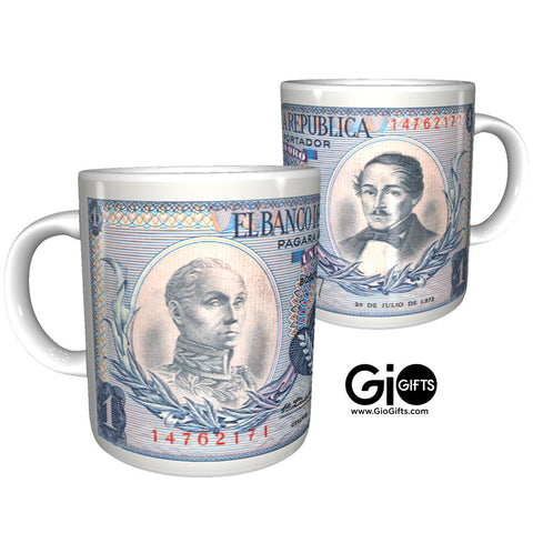 Colombia One Peso Mug - gio-gifts