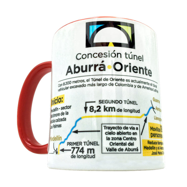 El Tunel de Oriente, Medellin Colombia Collectible Mug 11 Oz. - gio-gifts