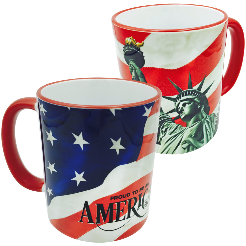 American Flag Patriotic Coffee Mug - gio-gifts