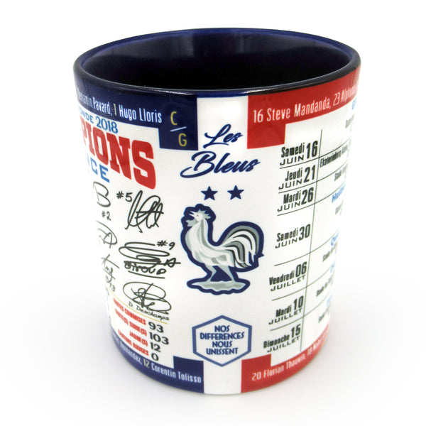 France 2018 World Cup Champion Mug with autographs - gio-gifts